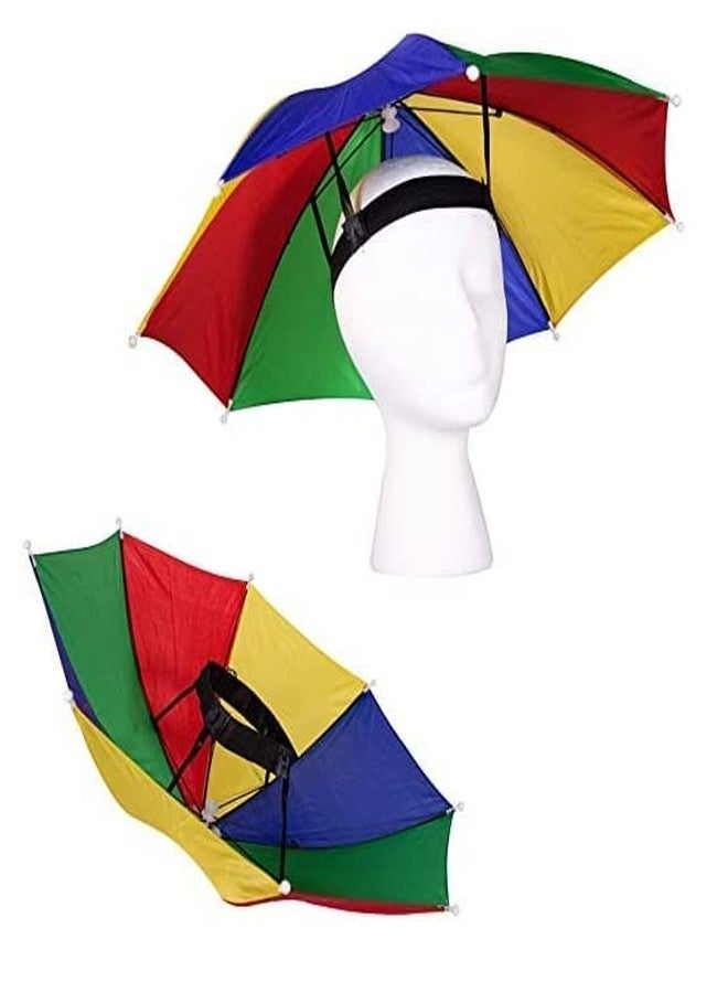 INFISPACE Men's & Women's Hat Headwear Umbrella Cap for Outdoor Sun Rain Protection (21 inches) - Image 2